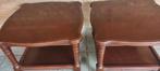 2 Vintage Tafels Bijzettafels kersenhout, Ophalen