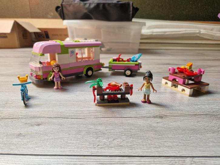 Lego Friends 3184 Coole Camper, Kinderen en Baby's, Speelgoed | Duplo en Lego, Zo goed als nieuw, Lego, Complete set, Ophalen of Verzenden