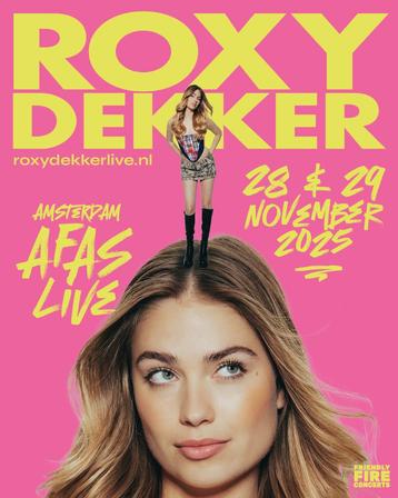 Roxy Dekker | Afas Live | 28 november | 4x beschikbaar voor biedingen