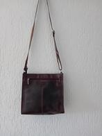 Retro Bear Design tas ,d bruin leer ,in prima staat, Sieraden, Tassen en Uiterlijk, Tassen | Schoudertassen, Overige merken, Gebruikt