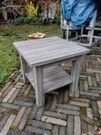 bijzet tafeltje, Ophalen of Verzenden, Rond, Hout, Minder dan 55 cm