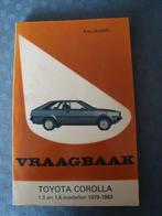 Vraagbaak toyota corolla 1.3 En 1.6 Modellen 1979-1983, Auto diversen, Handleidingen en Instructieboekjes, Ophalen of Verzenden