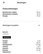 IKEA Kallax Onderstel, Ophalen, Tafelpoot, Minder dan 50 cm, 50 tot 100 cm