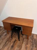 Vintage mid century bureau op pootjes Scandinavische stijl, Ophalen, Gebruikt, Bureau