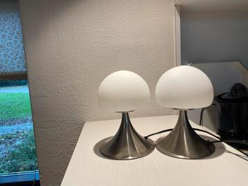 Vintage Touch Paddestoel Tafellamp - Jaren '70/'80 beschikbaar voor biedingen