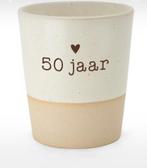 Beker mok 50 jaar, Ophalen of Verzenden, Zo goed als nieuw, Overige stijlen, Kop(pen) en/of Schotel(s)