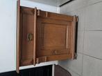Antiek eiken kastje.60 cm breed,80cm hoog, 50 cm diep., Antiek en Kunst, Antiek | Meubels | Kasten, Ophalen