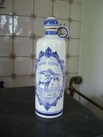 Oude Delfts blauwe jenever fles. (leeg), Ophalen of Verzenden