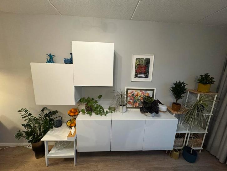 Ikea Besta kast combinatie - 5 delig, Huis en Inrichting, Kasten | Wandmeubels, Zo goed als nieuw, Minder dan 100 cm, Minder dan 150 cm