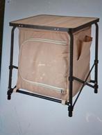 REDCLIFFS  Campingkast met Tafelblad bruin opvouwbaar, Caravans en Kamperen, Kampeermeubelen, Ophalen, Zo goed als nieuw, Campingkast