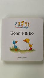 Gonnie & Bo kartonnen boek 13 bladen, Gelezen, Ophalen of Verzenden