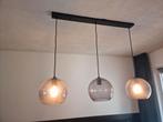 Hanglamp glas inc 2 extra glazen bollen beschikbaar, Huis en Inrichting, Lampen | Hanglampen, Zo goed als nieuw, Glas, Ophalen