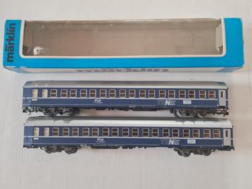 2 Märklin NS slaaprijtuigen 4151 H0 beschikbaar voor biedingen