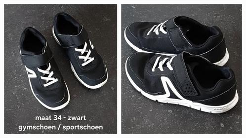 Gymschoen klittenband - zwart - maat 34, Kinderen en Baby's, Kinderkleding | Schoenen en Sokken, Gebruikt, Schoenen, Jongen of Meisje