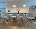 4 luxe draaibare eetkamerstoelen (Jesper Home Hofu), Huis en Inrichting, Grijs, Vier, Metaal, Scandinavisch / Chic