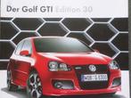 Volkswagen VW Golf GTI Edition 30 Brochure, Volkswagen, Verzenden