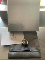 Calvin klein ring, Ophalen of Verzenden, Zo goed als nieuw, Zilver, Dame