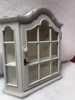 ANTIEK VITRINE WANDKASTJE, Ophalen, Gebruikt, 50 tot 100 cm, Minder dan 100 cm
