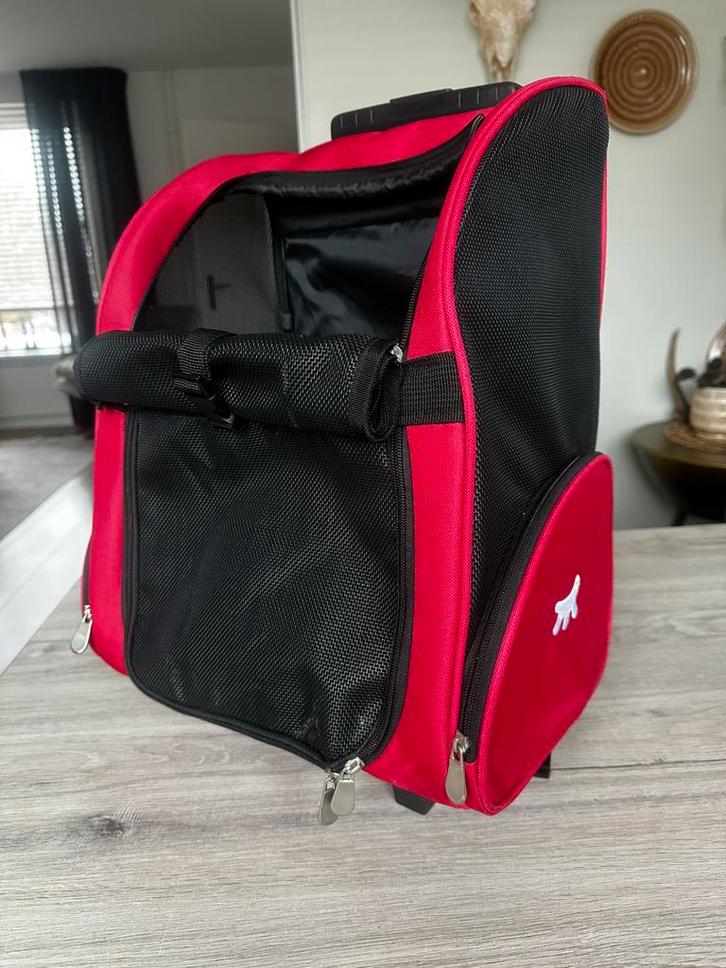 Rugzak/trolly voor hond/kat Ferplast, Dieren en Toebehoren, Transportboxen, Zo goed als nieuw, Ophalen