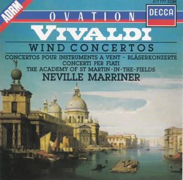 VIVALDI Wind concertos CD MARRINER DECCA OVATION beschikbaar voor biedingen