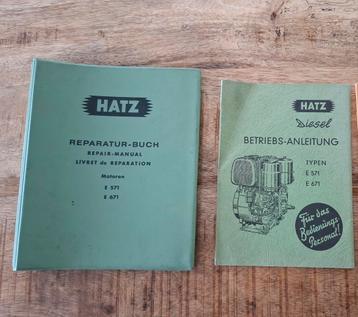 Hatz handleiding reparatiehandboek E571, E671 diesel motor beschikbaar voor biedingen