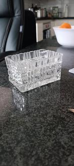 Vintage Kristallen Asbak Polen - Ongebruikt!, Schaal, Ophalen of Verzenden, Rechthoekig, Glas