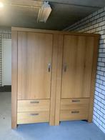 Twee Mansonia houten maatwerk kasten, Ophalen, Gebruikt, 200 cm of meer, 50 tot 100 cm