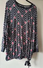 Mooie grijs/fyschia tuniek merk Frapp maat 54, Kleding | Dames, Frapp, Verzenden, Blouse of Tuniek, Zo goed als nieuw