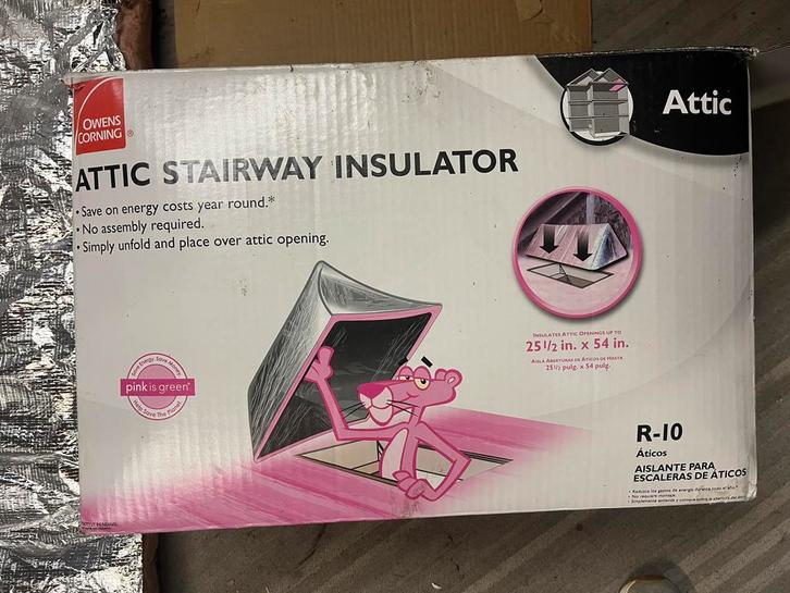 UNIEK - vlizotrap isolatie uit USA, Doe-het-zelf en Verbouw, Isolatie en Afdichting, Zo goed als nieuw, Dakisolatie, Glaswol, 4 tot 8 cm