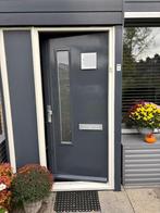 Voordeur antraciet, Doe-het-zelf en Verbouw, 75 tot 150 cm, Gebruikt, Deurkozijn, Ophalen of Verzenden