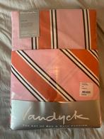 Dekbedovertrek VanDyck Preppy Stripe pink 200 x 200/220, Huis en Inrichting, Dekbedovertrek, Ophalen of Verzenden, Roze, Nieuw