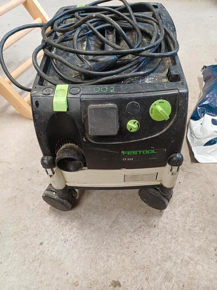 Festool Stofzuiger CT 22 E + Stofzakken, Doe-het-zelf en Verbouw, Gereedschap | Machine-onderdelen en Toebehoren, Gebruikt, Ophalen