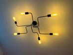 Lucide Lester plafondlamp zwart, Ophalen, Zo goed als nieuw, Metaal