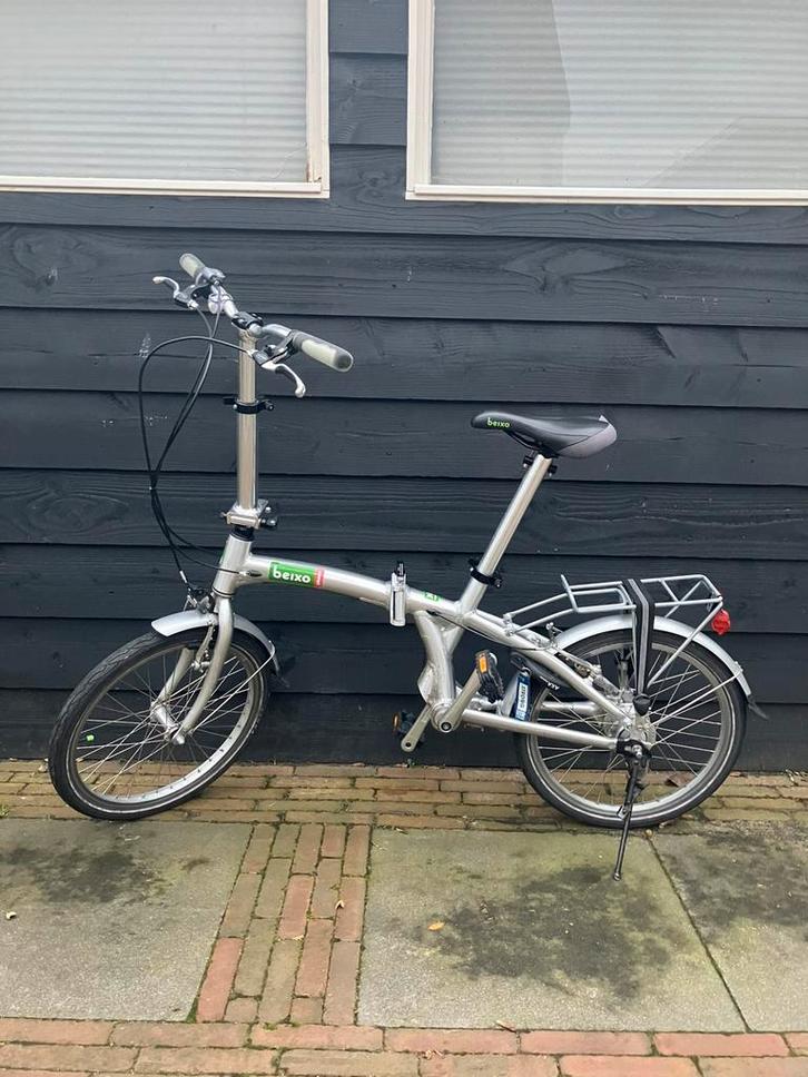 Beixo vouwfiets compact, Fietsen en Brommers, Fietsen | Vouwfietsen, Zo goed als nieuw, Heren, Overige merken, 20 inch of meer