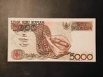 Indonesia 5000 rupiah 1992/1997 UNC, Postzegels en Munten, Bankbiljetten | Azië, Ophalen of Verzenden, Zuidoost-Azië