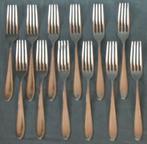 Nr G332: TIEN Verzilverde puntfilet ontbijtvorken WMF 90, Antiek en Kunst, Ophalen of Verzenden