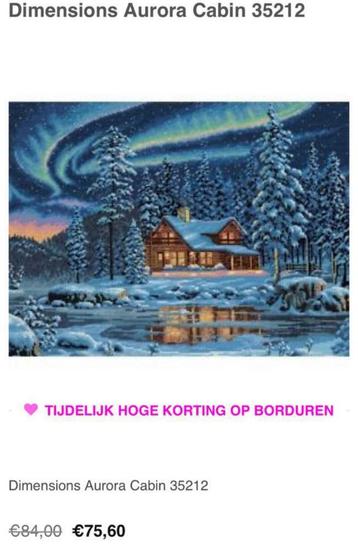 BORDUURPAKKET DIMENSIONS GOLD AURORA CABIN beschikbaar voor biedingen