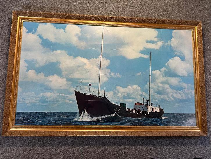 Radio Veronica, Antiek en Kunst, Kunst | Schilderijen | Klassiek, Ophalen