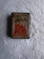 Van Nelle Tabaks Blikje City Baai C.A 1925., Verzamelen, Rookartikelen, Aanstekers en Luciferdoosjes, Ophalen of Verzenden, Gebruikt