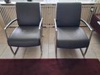 2 Fauteuils Bree's New World, Huis en Inrichting, Fauteuils, Ophalen, 75 tot 100 cm, Zo goed als nieuw, Metaal