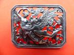 Prachtige Romantische Zilveren Art Nouveau Broche, Verzenden, Zilver, Broche