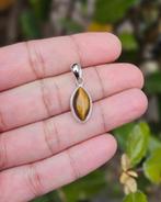 Tijgeroog Hanger Ra - Echt Zilver, Overige voorstellingen, Bruin, Info@lavicollection.com, Nieuw