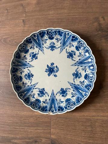 groot wandbord Porceleyne Fles 1951 31 cm delfts blauw royal beschikbaar voor biedingen