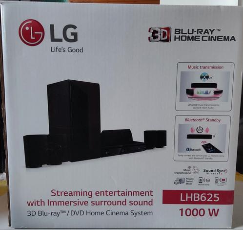 LG Blu-Ray speler inclusief DVD speler (LHB625), Audio, Tv en Foto, Home Cinema-sets, Gebruikt, Blu-ray-speler, Overige merken
