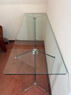 Glazen sidetable, Ophalen, Gebruikt, 100 tot 150 cm, Glas