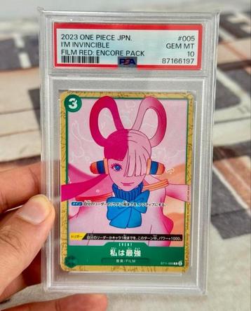 2023 One Piece JPN JP i’m invincible film red encore PSA-10 beschikbaar voor biedingen