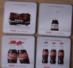 Set van 4 verschillende onderzetters tekst Coca Cola voor ie, Ophalen of Verzenden, Nieuw, Gebruiksvoorwerp