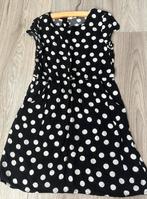 Soepel vallend zwart witte stippen jurkje H&M 116/122, Kinderen en Baby's, Kinderkleding | Maat 122, Ophalen of Verzenden, Zo goed als nieuw
