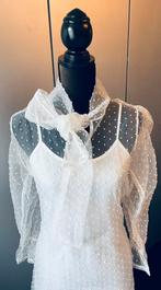 Zara: Lieflijke Blouse met Strik!, Verzenden, Zo goed als nieuw, Maat 36 (S), Wit