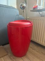 Leuke, rode kunststof kruk, Ophalen, Gebruikt, Kunststof